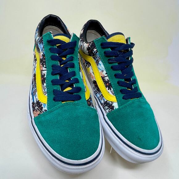 Vans Old Skool Rare Caribbean Men's Sz 9 - Wmns 10 1/2 Green Suede 114.5=I.10.5 - Picture 4 of 13